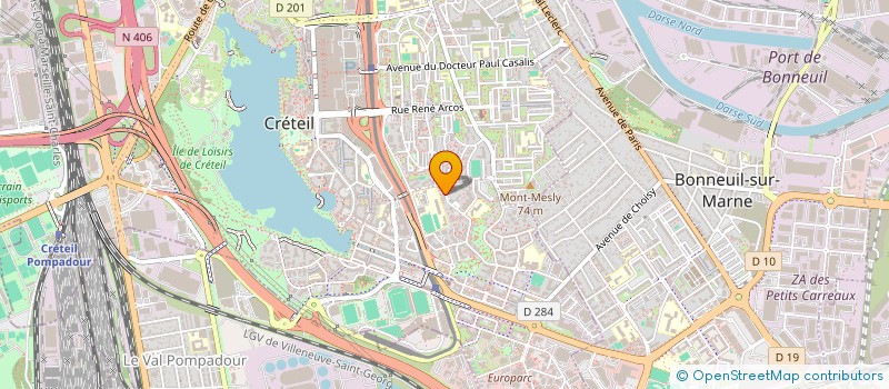 localisation de l'entreprise 891 881 070 à CRETEIL