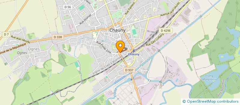 localisation de l'entreprise 891 905 481 à CHAUNY