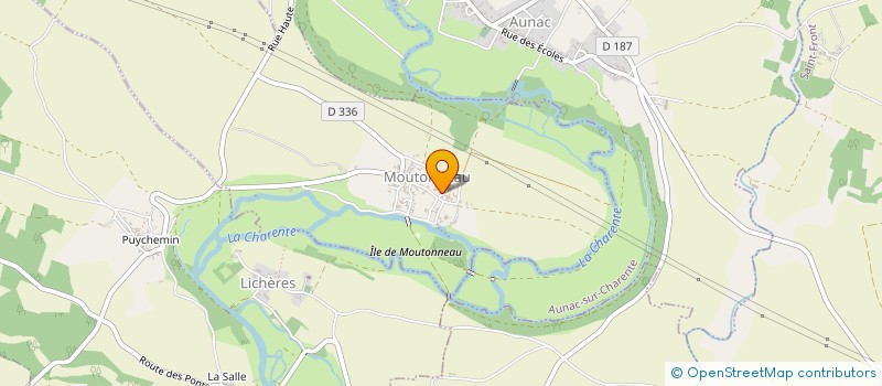 localisation de l'entreprise 891 910 747   AUNAC-SUR-CHARENTE