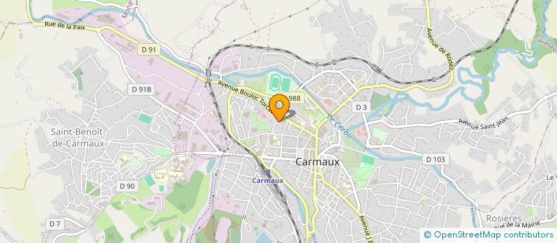 localisation de l'entreprise 892 000 795   CARMAUX