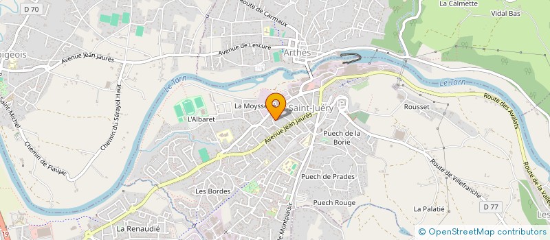 localisation de l'entreprise 892 002 460   SAINT-JUERY