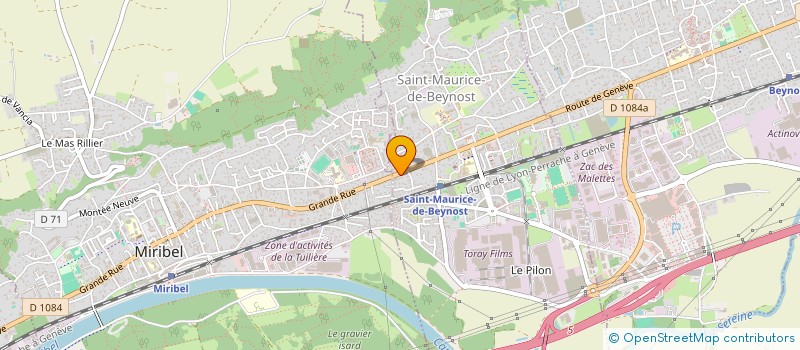 localisation de l'entreprise 892 026 501   SAINT-MAURICE-DE-BEYNOST