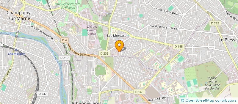localisation de l'entreprise 892 037 508   CHAMPIGNY-SUR-MARNE