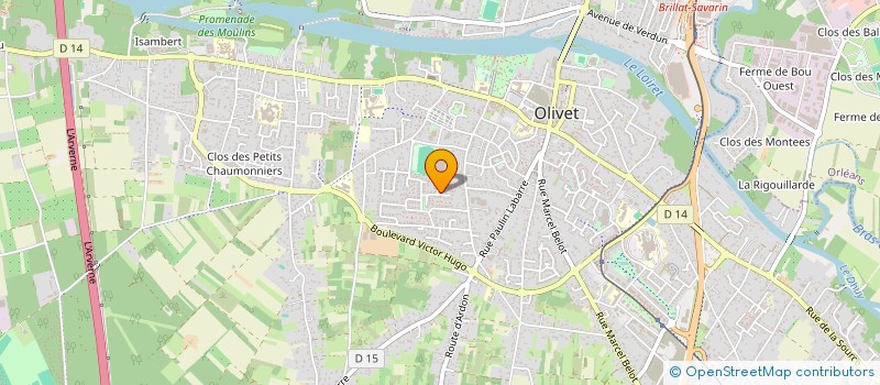 localisation de l'entreprise 892 040 676   OLIVET