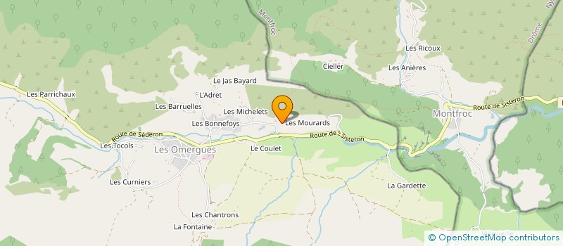 localisation de l'entreprise 892 041 807   LES OMERGUES