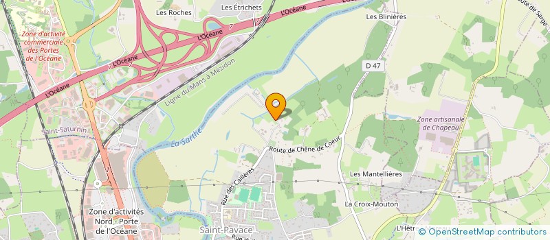 localisation de l'entreprise 892 060 997   SAINT-PAVACE