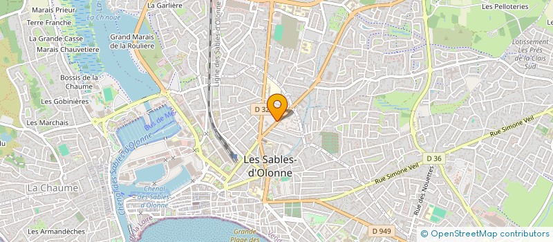 localisation de l'entreprise 892 072 018 à LES SABLES D'OLONNE