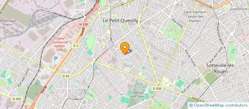 localisation de l'entreprise 892 074 113   LE PETIT-QUEVILLY