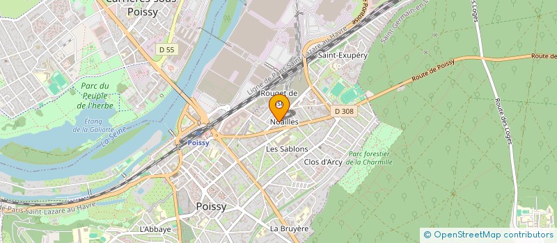 localisation de l'entreprise 892 116 013   POISSY