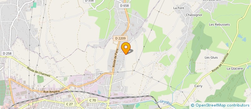 localisation de l'entreprise 892 117 052  à CUSSET