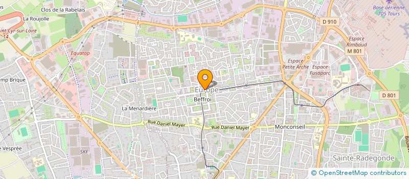 localisation de l'entreprise 892 119 371   TOURS