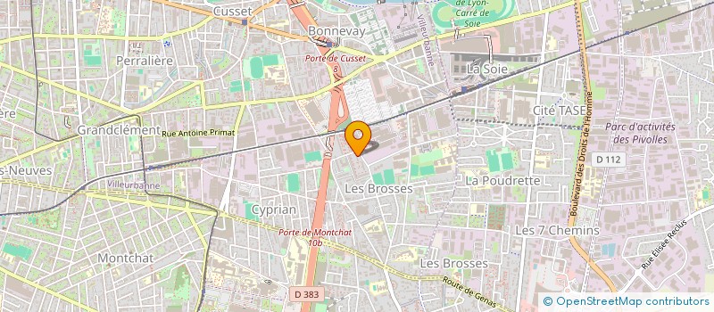 localisation de l'entreprise 892 120 759   VILLEURBANNE