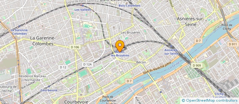 localisation de l'entreprise 892 157 116 à COURBEVOIE