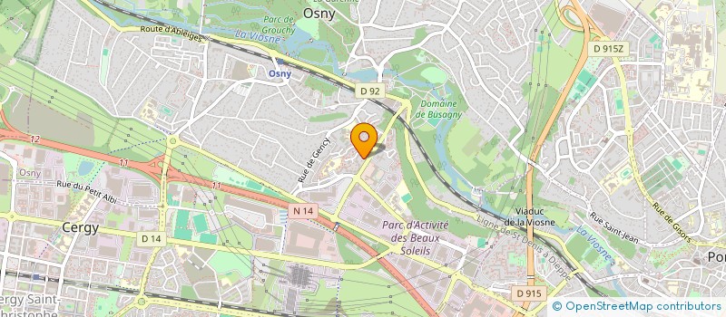 localisation de l'entreprise 892 175 373   OSNY