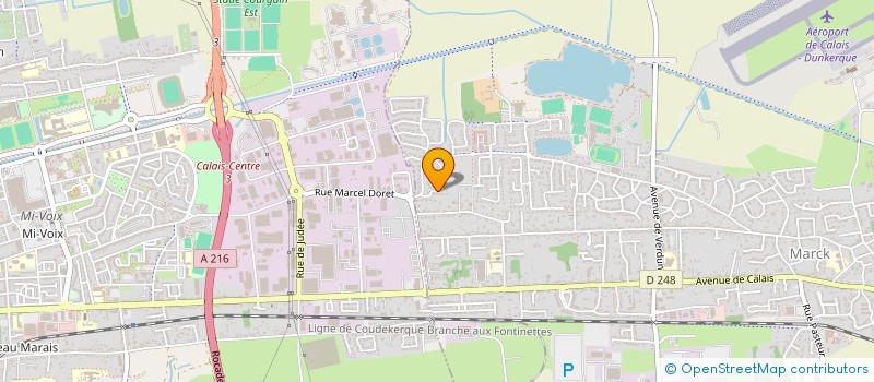 localisation de l'entreprise 892 206 566   CALAIS