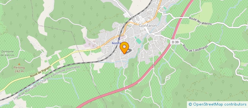 localisation de l'entreprise 892 225 319   GONFARON