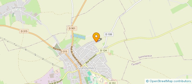 localisation de l'entreprise 892 226 721   GRANDVILLIERS