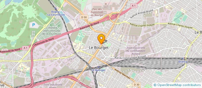 localisation de l'entreprise 892 252 255 à LE BOURGET