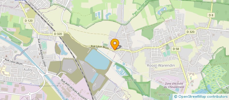 localisation de l'entreprise 892 254 640   ROOST-WARENDIN