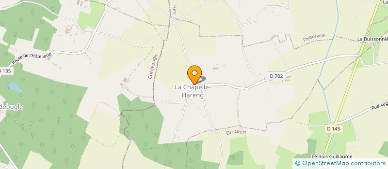 localisation de l'entreprise 892 255 829   LA CHAPELLE-HARENG