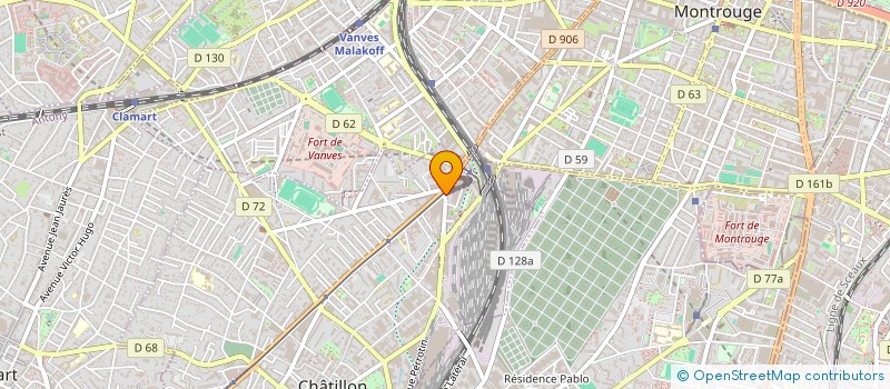 localisation de l'entreprise 892 289 653   CHATILLON