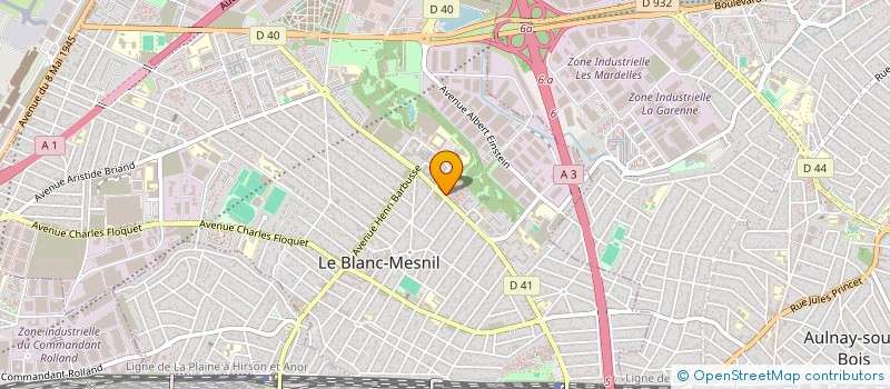 localisation de l'entreprise 892 290 867 à LE BLANC-MESNIL