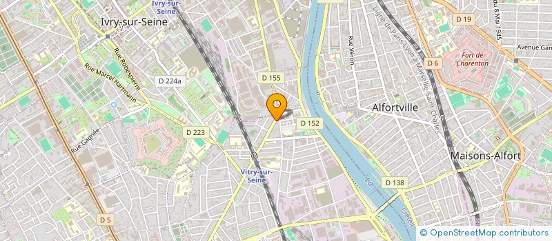 localisation de l'entreprise 892 298 613  à VITRY-SUR-SEINE