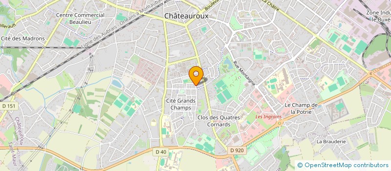 localisation de l'entreprise 892 325 788 à CHATEAUROUX