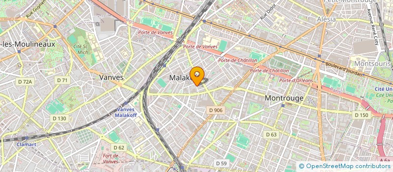 localisation de l'entreprise 892 347 725   MALAKOFF