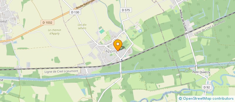 localisation de l'entreprise 892 375 122 à SAINT-QUENTIN