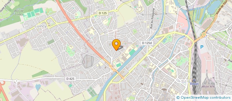 localisation de l'entreprise 892 397 134   DOUAI