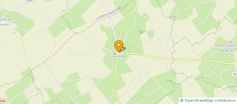 localisation de l'entreprise 892 415 530  à BERNAY