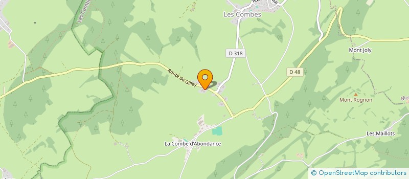 localisation de l'entreprise 892 432 287 à LES COMBES