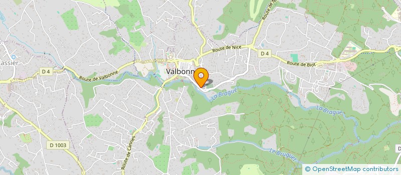localisation de l'entreprise 892 437 328 à VALBONNE