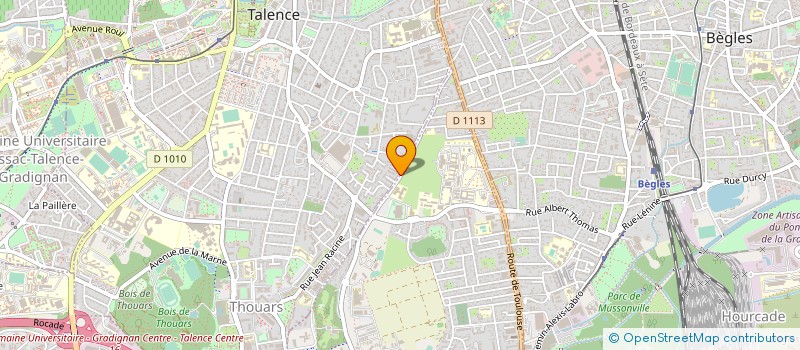 localisation de l'entreprise 892 461 559   TALENCE