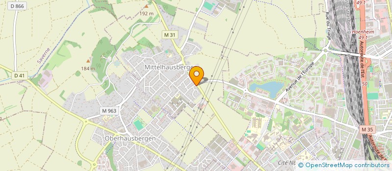 localisation de l'entreprise 892 499 450   MITTELHAUSBERGEN