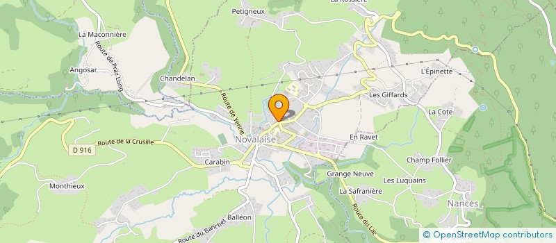 localisation de l'entreprise 892 516 840   LEPIN-LE-LAC