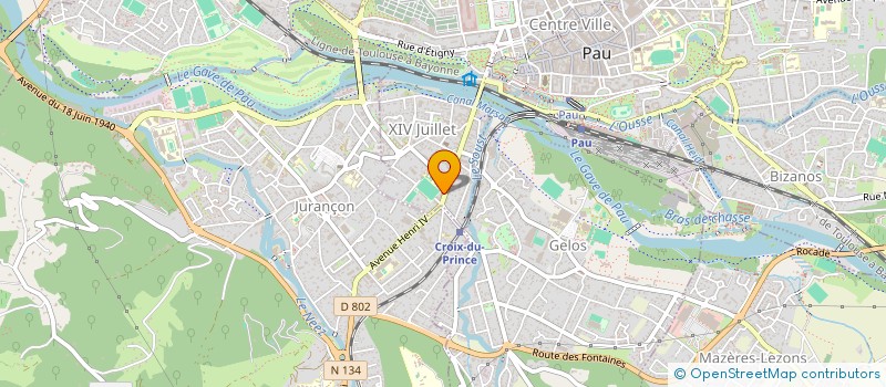 localisation de l'entreprise 892 521 428  à PAU