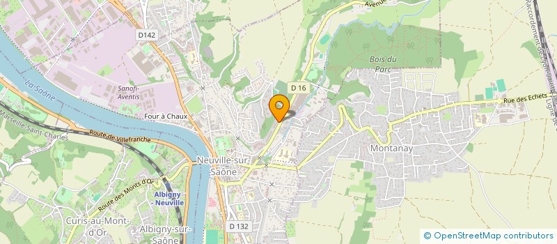 localisation de l'entreprise 892 521 964   NEUVILLE-SUR-SAONE