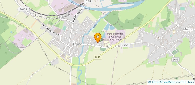 localisation de l'entreprise 892 533 233   THIANT