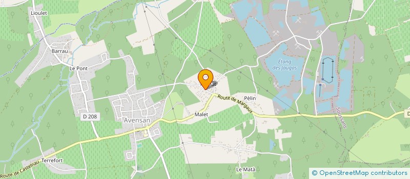 localisation de l'entreprise 892 538 919 à AVENSAN