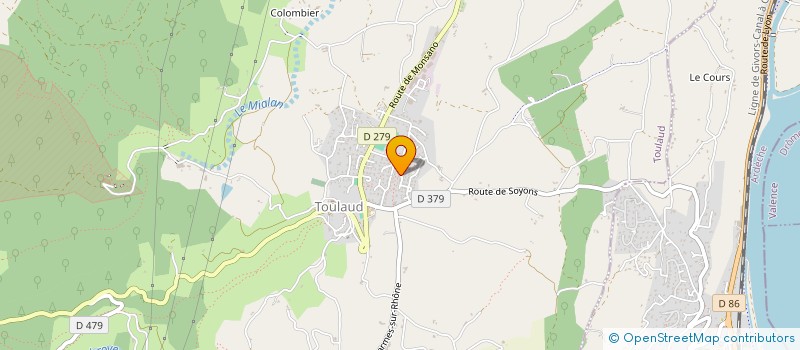 localisation de l'entreprise 892 580 440 à TOULAUD