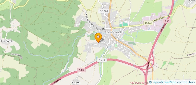 localisation de l'entreprise 892 584 764   COMBRONDE