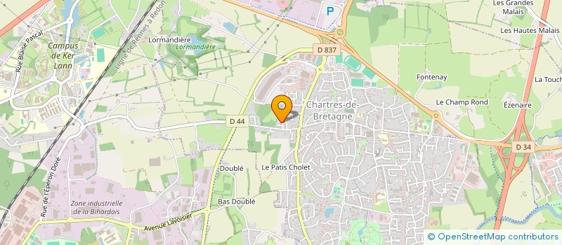 localisation de l'entreprise 892 587 932   CHARTRES-DE-BRETAGNE