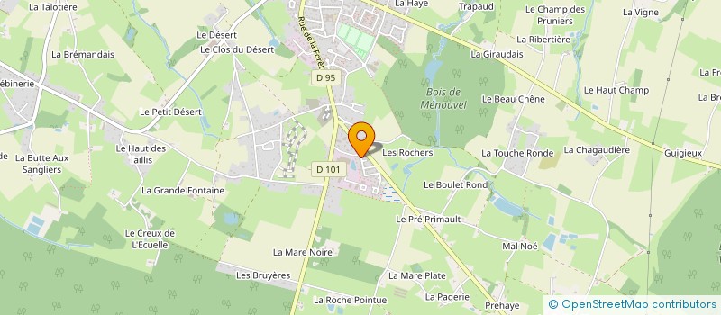 localisation de l'entreprise 892 588 245   LA BOUEXIERE