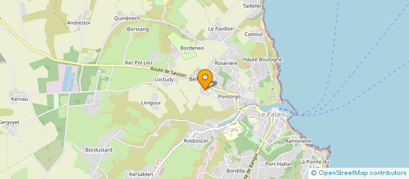 localisation de l'entreprise 892 588 625   LE PALAIS