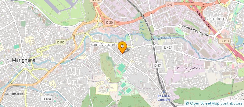 localisation de l'entreprise 892 590 225   SAINT-VICTORET