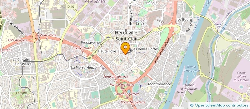 localisation de l'entreprise 892 595 950 à HEROUVILLE SAINT CLAIR