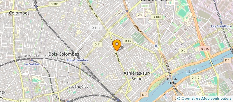 localisation de l'entreprise 892 615 709 à ASNIERES-SUR-SEINE