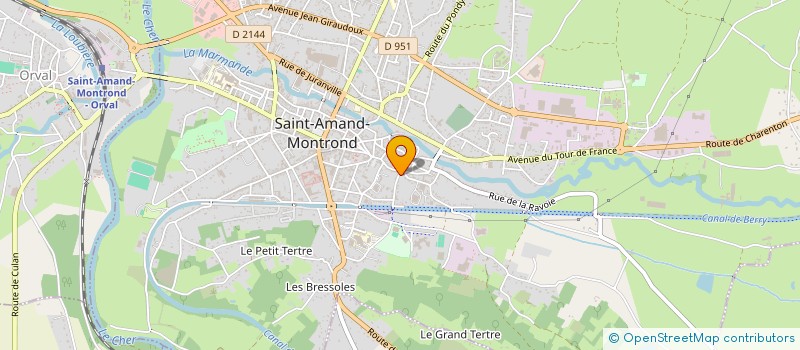 localisation de l'entreprise 892 646 258   SAINT-AMAND-MONTROND
